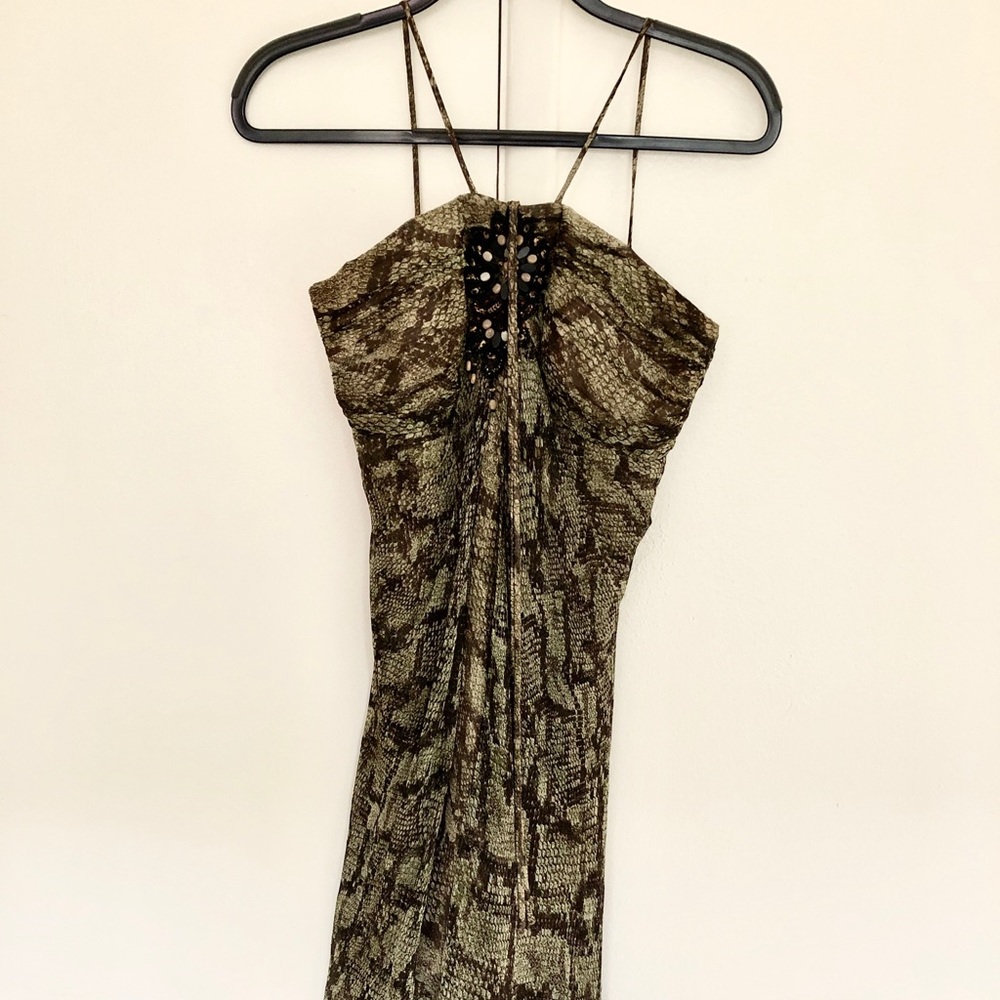 Snakeskin print Laundry by Shelli Segal Dress